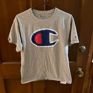 Champion Mens Medium gray shirt sleeve tshirt